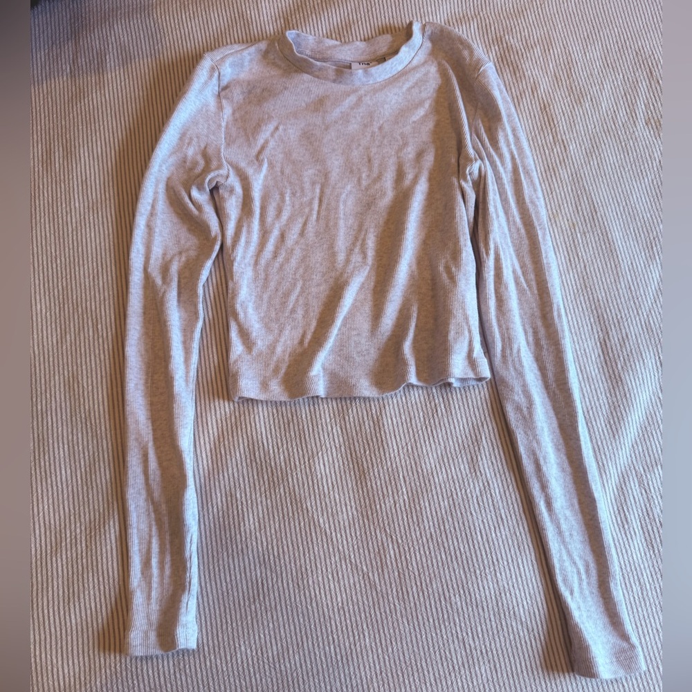 Aritizia Stretch Cotton Jersey Crewneck Longsleeve